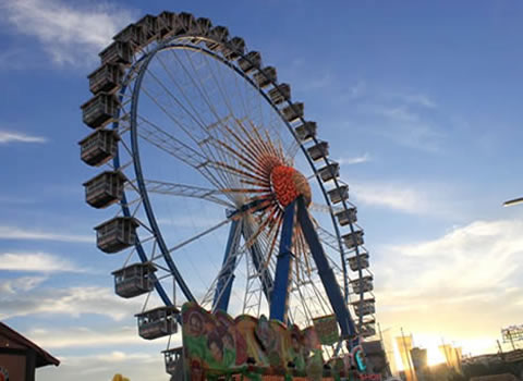 Welcome to the Munich Oktoberfest - English Info Guide - Ferris wheel at the Theresienwiese!